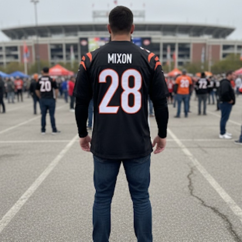 Bengals #28 Mixon Jersey
